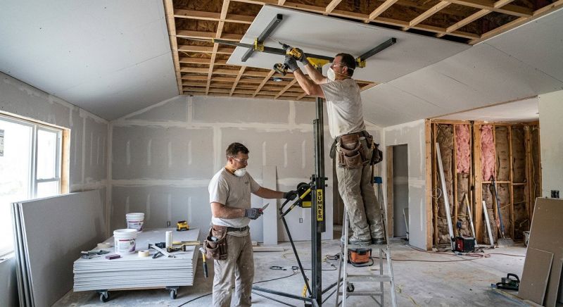 Ceiling Drywall Installation in Overland Park, KS